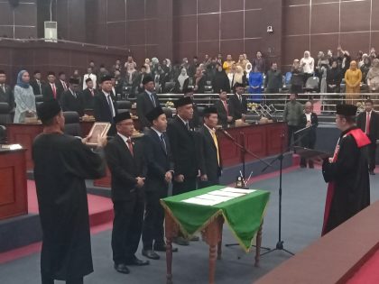 Pelantikan Pimpinan DPRD Kota Serang