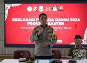 Deklarasi Damai di Untirta, Polda Banten Ajak Mahasiswa Kawal Pilkada 2024 Agar Aman dan Taat Aturan