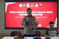 Deklarasi Pilkada Damai Polda Banten