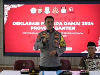 Deklarasi Pilkada Damai Polda Banten