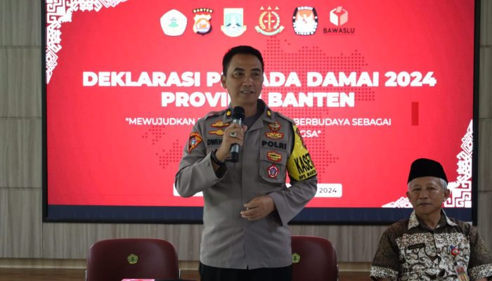 Deklarasi Pilkada Damai Polda Banten