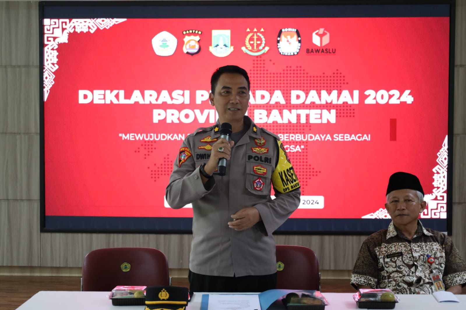 Deklarasi Pilkada Damai Polda Banten