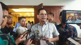 PJ Walikota Serang Nanang Saefudin saat memberikan keterangan kepada awak media/Pemkot Serang 