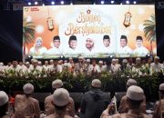 Puncak Hut Gerindra ke 17, Ribuan Kader Gerindra dan Masyarakat Banten Bersalawat