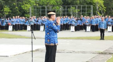PJ Bupati Tangerang Andi Ony Pamitan Kepada ASN 
