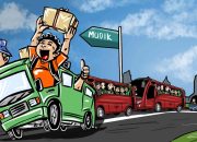 685.079 Kendaraan Kembali Memadati Jabotabek Pada Hari Kedua Lebaran