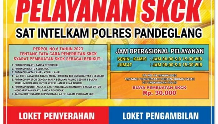 Cara Mudah Urus SKCK di Polres Pandeglang