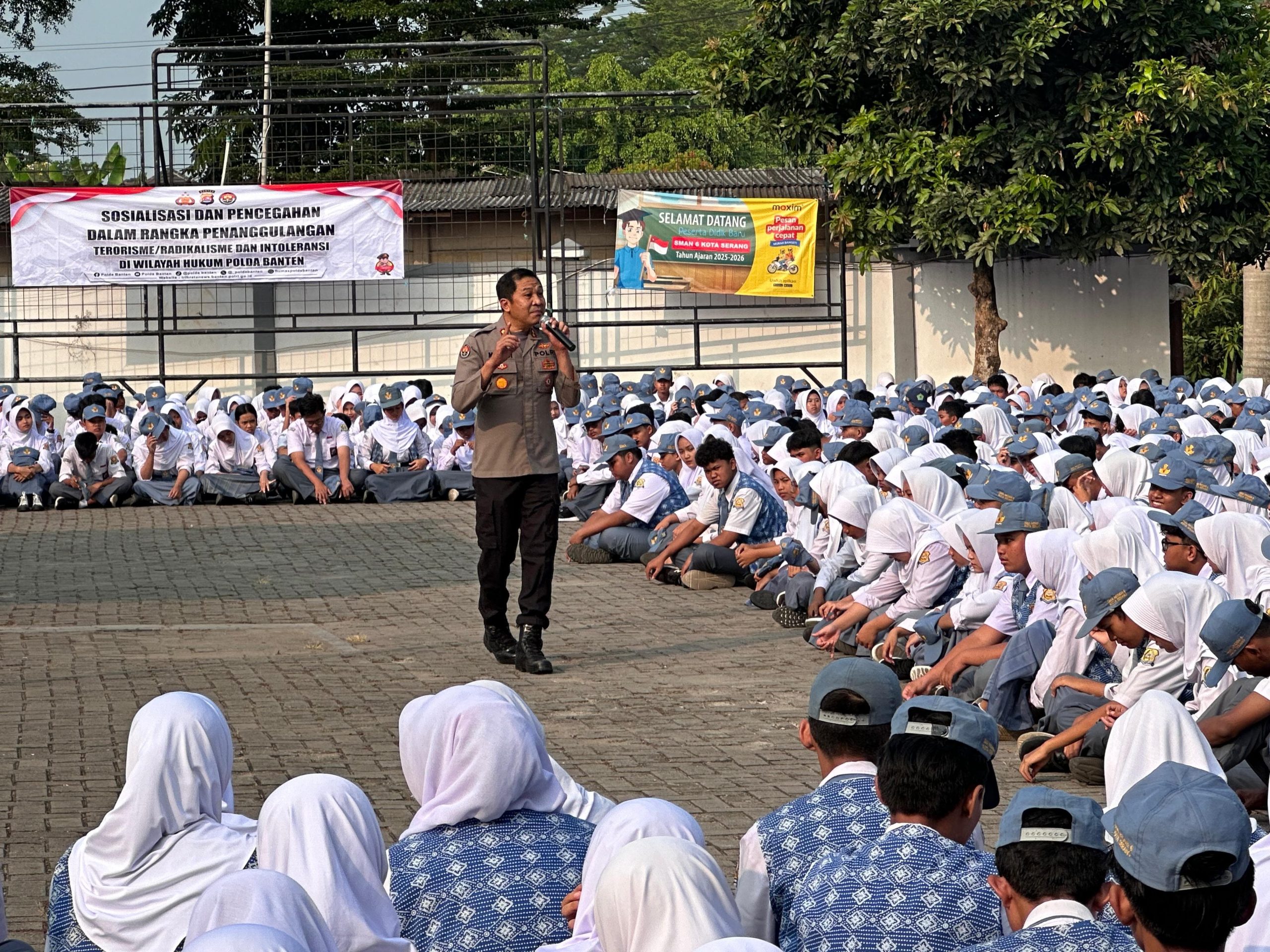 Polda Banten Geruduk SMAN 6 Kota Serang