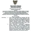 Kepwal Gratis Rusunawa Kota Serang