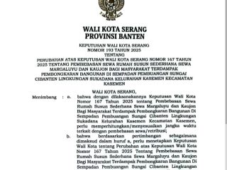 Kepwal Gratis Rusunawa Kota Serang