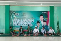 Ketua PC GP Ansor Lebak bersama tokoh NU dan pemerintah daerah saat membuka Dialog Kebangsaan memperingati Hari Pahlawan 2025 di Gedung PCNU Lebak.