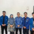 Ketua PC PMII Kabupaten Serang Refaldi Hendrika bersama jajaran pengurus saat audiensi dengan Asda III Hj. Ida Nuraida di ruang kerja Sekretariat Daerah Kabupaten Serang, Kamis, 6 November 2025