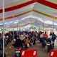 Suasana arus penyeberangan kendaraan roda dua dan truk logistik di Pelabuhan Ciwandan, Cilegon, terpantau lancar dan terkendali pada hari keempat Posko Angkutan Laut Nataru 2025/2026.