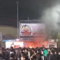 Aparat kepolisian berjaga saat aksi demonstrasi mahasiswa di Kota Serang, Banten. Penanganan hukum pasca-aksi masih menuai sorotan.