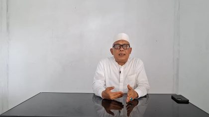 A’wan PBNU KH Matin Syarkowi saat memberikan keterangan terkait polemik internal PBNU pasca Musyawarah Kubro di Pondok Pesantren Lirboyo, saat ditemui di Kota Serang Rabu, 24 Desember 2025