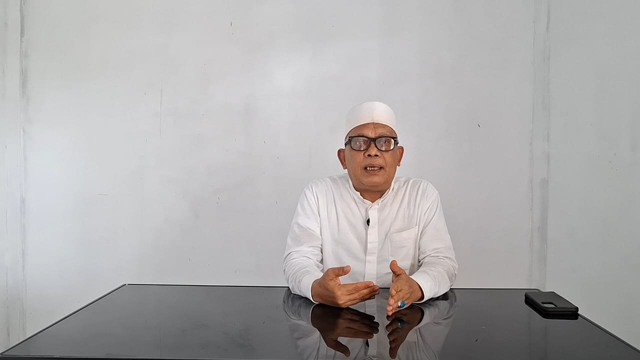 A’wan PBNU KH Matin Syarkowi saat memberikan keterangan terkait polemik internal PBNU pasca Musyawarah Kubro di Pondok Pesantren Lirboyo, saat ditemui di Kota Serang Rabu, 24 Desember 2025