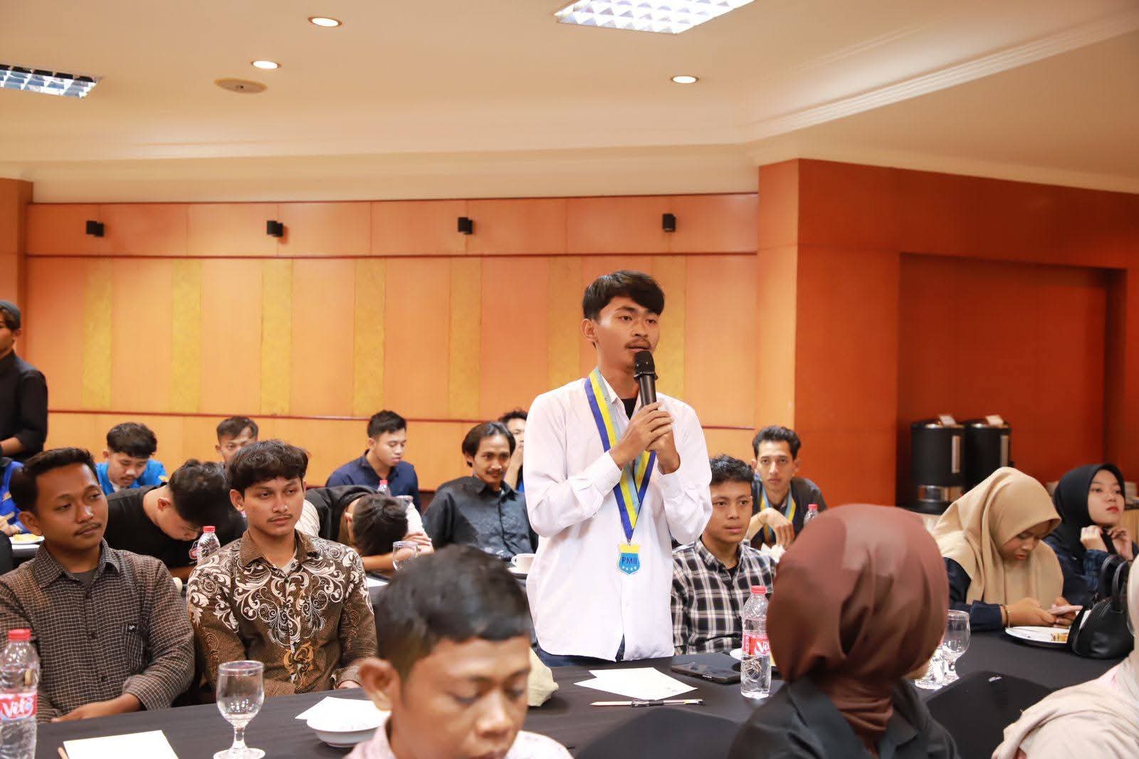 Diskusi penguatan moderasi beragama berbasis karakter yang digelar PB IKA PMII bersama sejumlah lembaga di Hotel Le Dian, Banten, Jumat, 26 Desember 2025