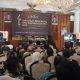 Gubernur Banten Andra Soni bersama jajaran KPID Banten dan pimpinan DPRD usai menerima Anugerah Penyiaran KPID Banten 2025 di Gedung Negara, Kota Serang, Senin, 29 Desember 2025
