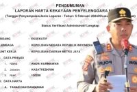 Harta kekayaan AKBP Andri Kurniawan saat menjalankan tugas kepolisian usai ditunjuk sebagai Kapolres Serang.