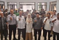 Kepala DKPP Kabupaten Serang Suhardjo membuka sosialisasi program KUR dan kredit alsintan Kementerian Pertanian di UPT Perikanan Kecamatan Pontang.