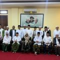 Ketua Umum PBNU Yahya Cholil Staquf bersama Rais Aam PBNU KH Miftachul Akhyar saat menghadiri pertemuan di Ponpes Lirboyo, Kediri, Jawa Timur, Kamis, 25 Desember 2025