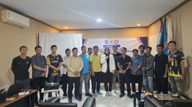 Wartini terpilih jadi ketua Kabupaten PBVSI Kabupaten Serang di Kantor KONI Kabupaten Serang, Jumat, 19 Desember 2025.