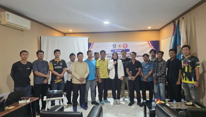 Wartini terpilih jadi ketua Kabupaten PBVSI Kabupaten Serang di Kantor KONI Kabupaten Serang, Jumat, 19 Desember 2025.