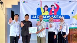 Pelajar MAN 1 Lebak mengikuti program AI READY Mafindo Banten untuk memperkuat literasi digital dan etika penggunaan kecerdasan buatan.