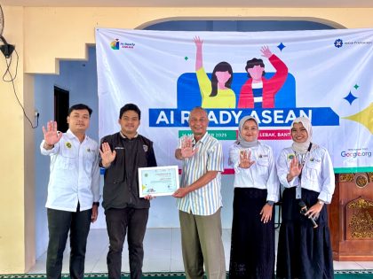 Pelajar MAN 1 Lebak mengikuti program AI READY Mafindo Banten untuk memperkuat literasi digital dan etika penggunaan kecerdasan buatan.