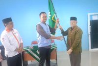 Pelepasan 15 relawan MDMC Banten di Kantor PWM Banten, Kota Serang, sebelum diberangkatkan menuju Aceh Tamiang untuk misi kemanusiaan.