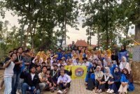 Peserta MAPABA II PMII Rayon FKIP dan Teknik Universitas Primagraha mengikuti rangkaian kaderisasi di Kebun Kebangsaan Walantaka, Kota Serang, Minggu, 21 Desember 2025