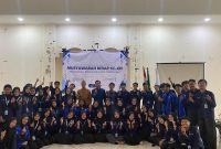Peserta Musyawarah Besar XIII FKBM KIP-K mengikuti sidang pleno di Gedung KNPI Banten, Kota Serang, Jumat–Sabtu, 26–27 Desember 2025
