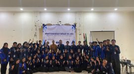 Peserta Musyawarah Besar XIII FKBM KIP-K mengikuti sidang pleno di Gedung KNPI Banten, Kota Serang, Jumat–Sabtu, 26–27 Desember 2025