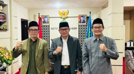 Rombongan UIN Sultan Maulana Hasanuddin Banten saat melakukan studi tiru Program Rekognisi Pembelajaran Lampau di IAIN Kendari, Sulawesi Tenggara, Sabtu, 27 Desember 2025