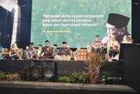 Suasana Musyawarah Besar Warga Nahdlatul Ulama di Ciganjur, Jakarta Selatan, yang membahas konflik internal PBNU dan desakan percepatan Muktamar ke-35 NU, Minggu, 21 Desember 2025