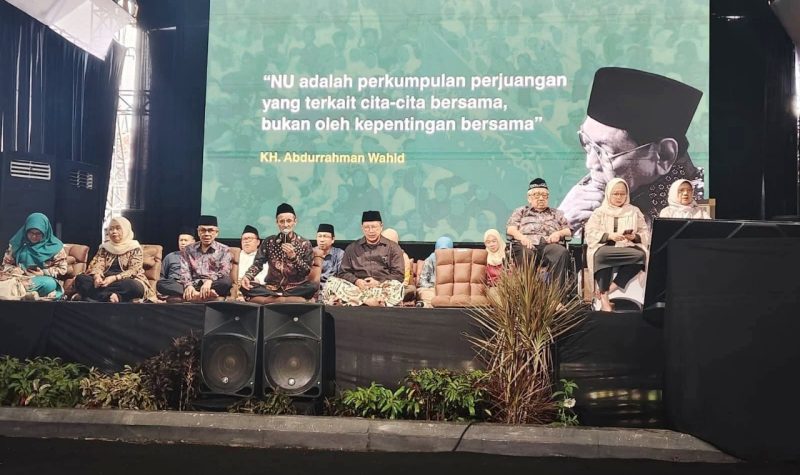 Suasana Musyawarah Besar Warga Nahdlatul Ulama di Ciganjur, Jakarta Selatan, yang membahas konflik internal PBNU dan desakan percepatan Muktamar ke-35 NU, Minggu, 21 Desember 2025