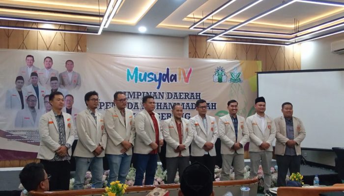 Ari Nurohman ditetapkan sebagai Ketua PDPM Kota Serang periode terbaru usai Musyda IV di Hotel Nunia Tamansari, Kota Serang, Sabtu, 20 Desember 2025