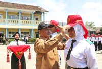 Wakil Bupati Serang Muhammad Najib Hamas menutup Pusdiklatsar Paskibra Kabupaten Serang Angkatan 2026 Tahun 2025 di SMKN 1 Kragilan, Senin, 22 Desember 2025, disaksikan ratusan peserta dari SMA, SMK, dan MA se-Kabupaten Serang.