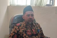 Wakil Ketua IV Baznas Provinsi Banten, Suhud, saat menyampaikan arah kebijakan pembenahan administrasi dan pengembangan SDM di Kantor Baznas Banten, Selasa, 30 Desember 2025