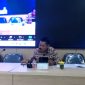 Anggota KPU Kabupaten Serang, Ichsan Mahfuz, saat menyampaikan materi literasi politik dalam Webinar Series pendidikan pemilih yang digelar secara daring.