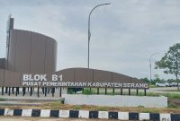 Kawasan rencana pembangunan Pusat Pemerintahan Kabupaten Serang di Kecamatan Ciruas yang kini dipastikan tidak lagi menjadi prioritas pembangunan daerah.