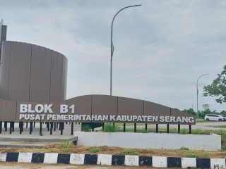 Kawasan rencana pembangunan Pusat Pemerintahan Kabupaten Serang di Kecamatan Ciruas yang kini dipastikan tidak lagi menjadi prioritas pembangunan daerah.