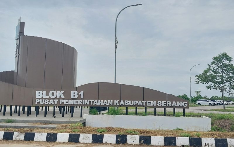Kawasan rencana pembangunan Pusat Pemerintahan Kabupaten Serang di Kecamatan Ciruas yang kini dipastikan tidak lagi menjadi prioritas pembangunan daerah.