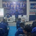 Kepala BPOKK Partai Demokrat Syahril Fausi saat memberikan materi pendidikan politik kepada pengurus PAC se-Kabupaten Serang di Kantor DPC Demokrat, Rabu, 31 Desember 2025
