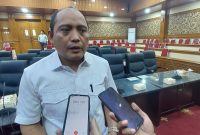 Ketua DPRD Kabupaten Serang Bahrul Ulum saat memimpin rapat Badan Anggaran membahas arah pembangunan daerah tahun 2027, pada Rabu, 21 Januari 2026