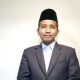 Ketua JKSN Banten KH Muhamad Robi Ulfi Zaini Thohir saat menyampaikan pernyataan dukungan terhadap KH Asep Saefudin Chalim jelang Muktamar NU ke-35, Rabu, 7 Januari 2026