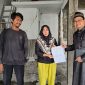 LBH PKC PMII Banten mendampingi korban saat melaporkan dugaan penipuan proyek renovasi ruko ke Polres Serang, Banten.