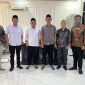 Jajaran pengurus ISNU Kota Serang saat melakukan silaturahim kelembagaan dengan Kabag TU Kanwil Kemenag Provinsi Banten, Selasa, 6 Januari 2026
