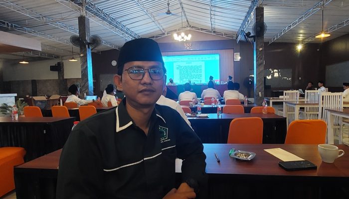 Pengurus PCNU Kota Serang bersama badan otonom mengikuti Rapat Pleno Tahun 2026 di Hotel Wisata Baru, Kota Serang, Banten, Jumat, 16 Januari 2026