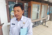 Plt Kepala BKPSDM Kabupaten Serang, Sugi Hardono, memberikan keterangan terkait pelantikan Eselon II dan status PPPK Paruh Waktu di lingkungan Pemkab Serang